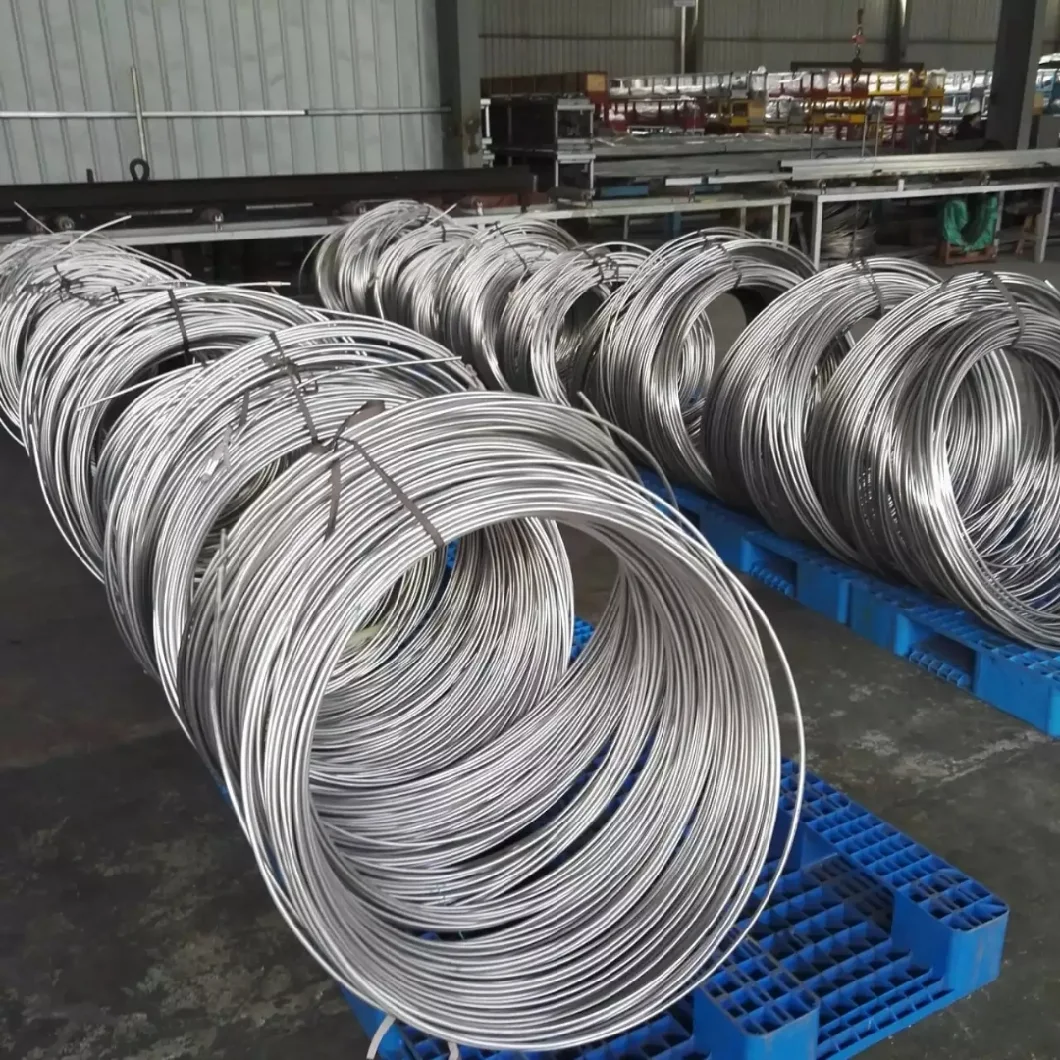 Seamless Stainless Steel Coil Pipe Coiled Heat Exchanger Tube